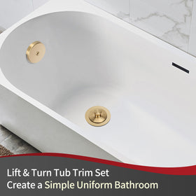 PRIMSOPH Universal-fit adapter enabling versatile tub installation.