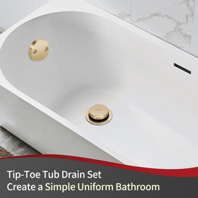 PRIMSOPH universal-fit adapter ensures compatibility with most tub configurations.