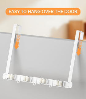 PrimZooty broom holder door storage detail highlights tool capacity