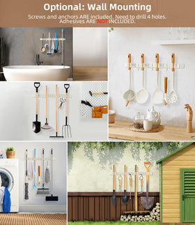 PrimZooty broom holder organized closet scene for neat spaces