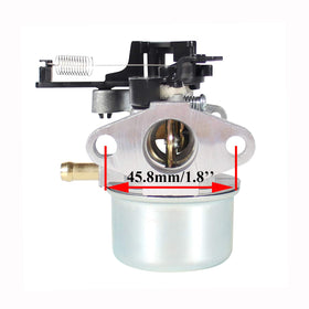 Pro Chaser carburetor mounted on a Troy-Bilt 850 ex engine, showcasing compatibility.