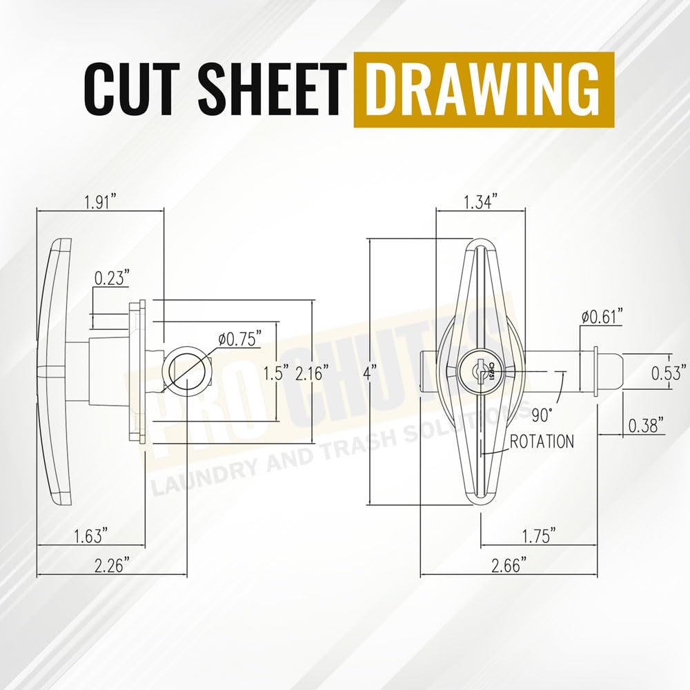 Pro Chutes latch, spring, and trigger detail for reliable door action
