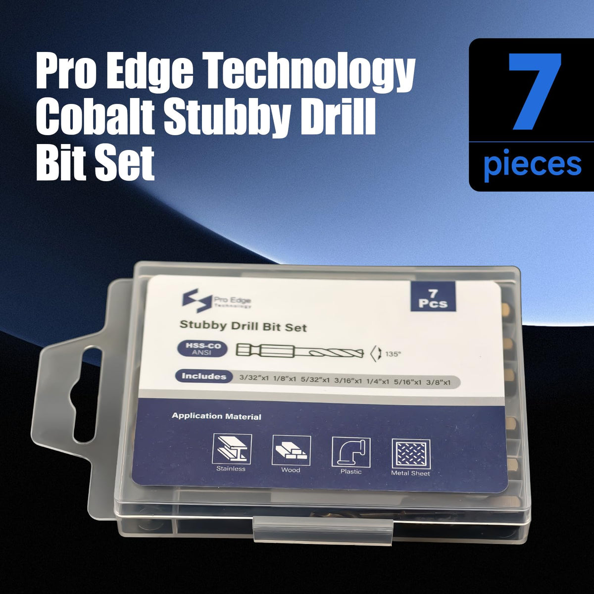 Pro Edge bits for wood metal and plastic across DIY and auto projects.