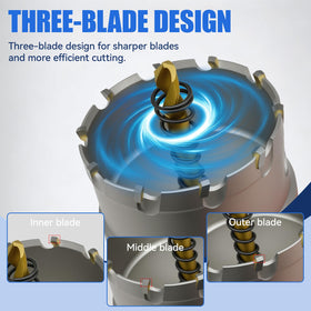 Pro Edge titanium-plated pilot center drill boosts longevity and accuracy.