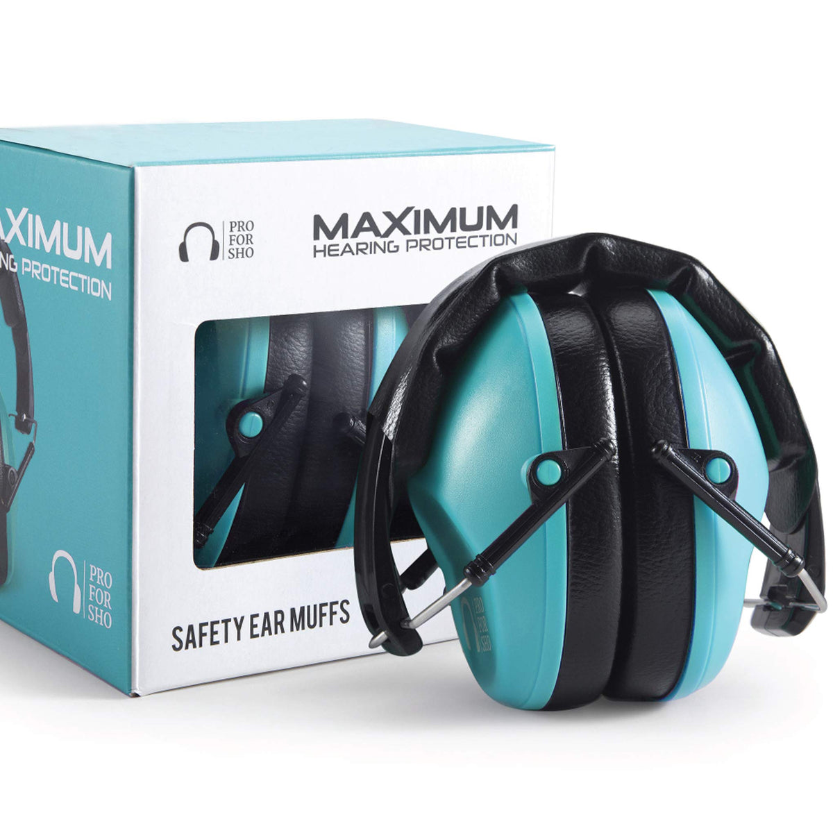 Pro For Sho 34dB NRR earmuffs offer compact protection for loud events