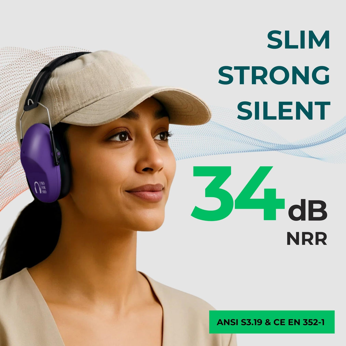 Pro For Sho adjustable headband earmuffs provide personalized comfort