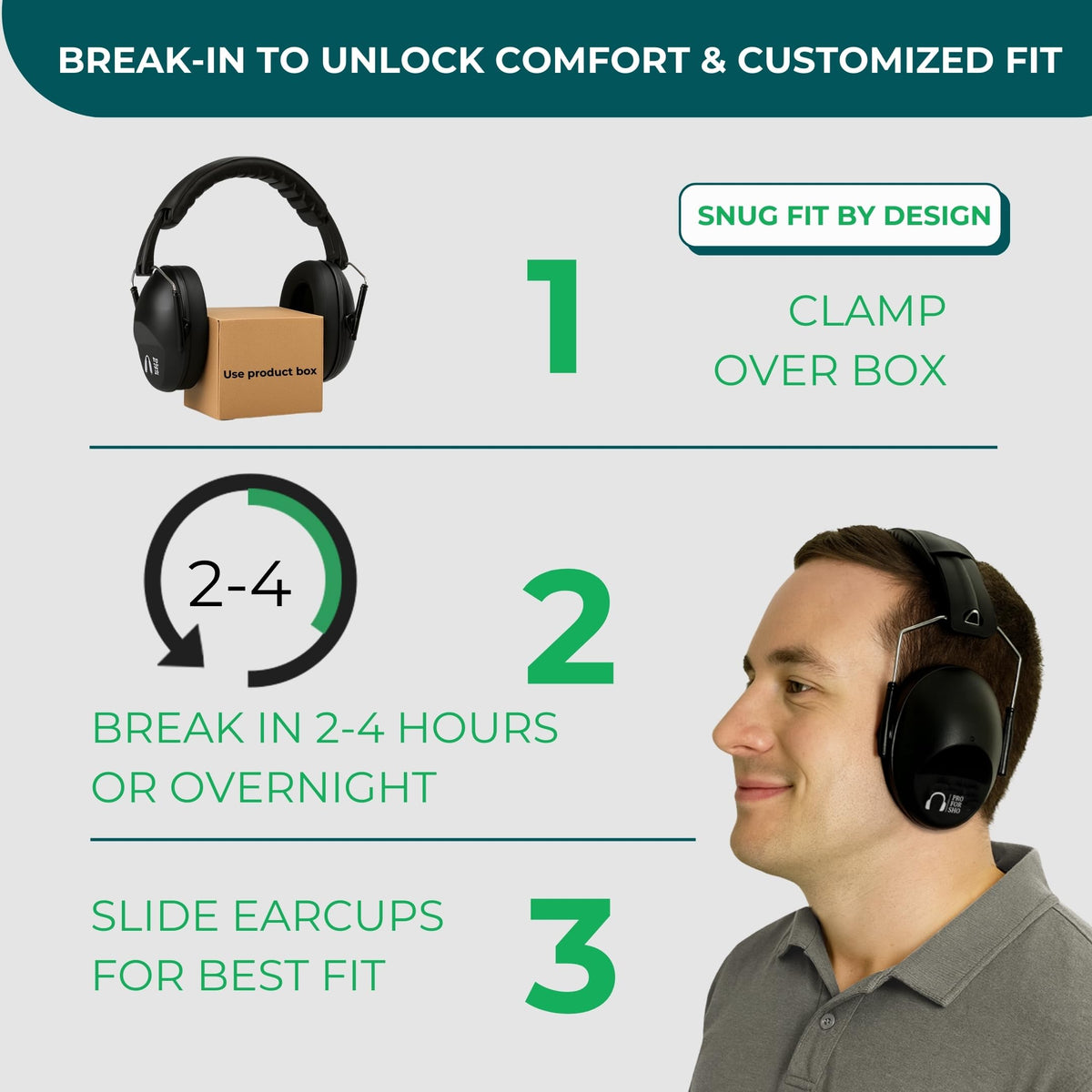 Pro For Sho purple ear protection adds style while safeguarding ears