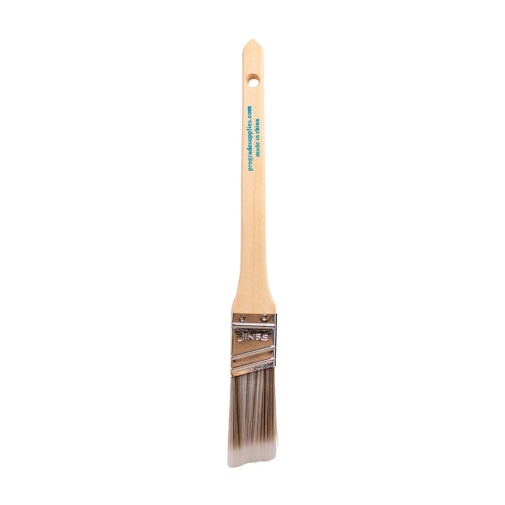 Pro Grade 1 inch edge brush close-up showing precise tip for edges