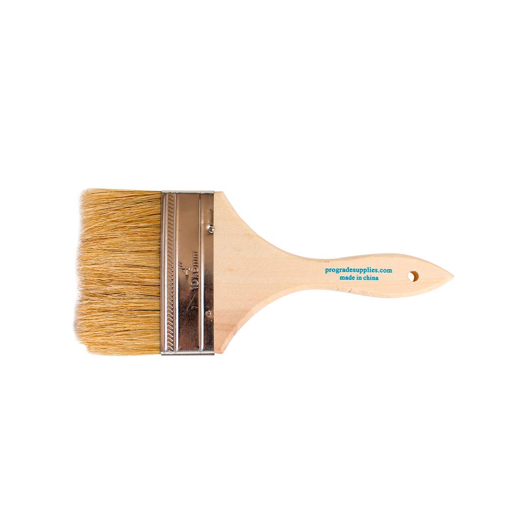 All-square trim with Pro Grade 4in chip brush for clean edges.