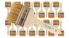 Pro Grade chip brush 24-pack with 3-inch blades for versatile painting tasks.
