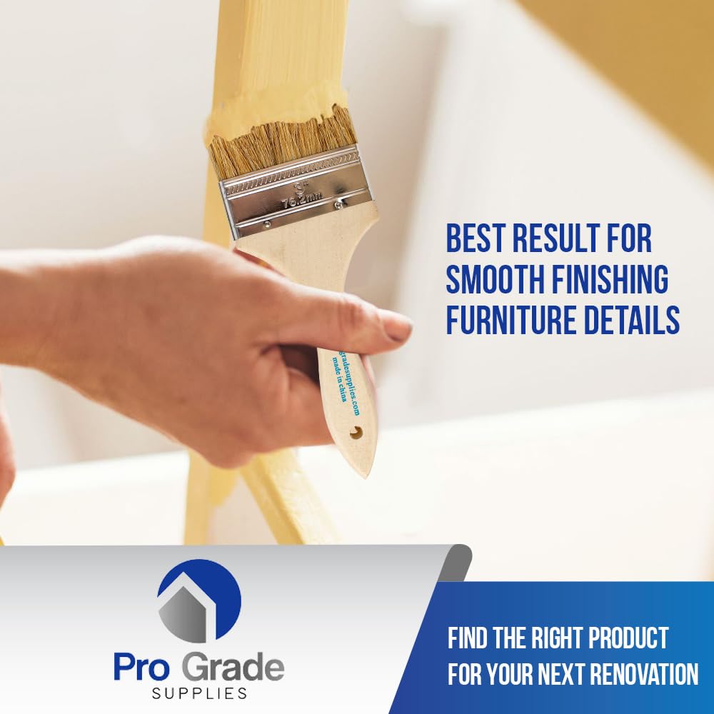 Pro Grade disposable-use brush simplifies setup and cleanup
