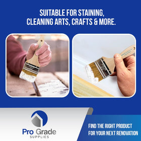 Pro Grade natural china bristles for smooth finishes