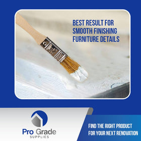 Pro Grade square-trim design shows sharp edges for small areas.