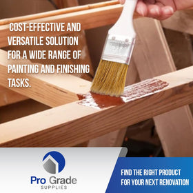 Disposal-friendly packaging highlights 96-pack value for projects.