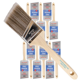 Pro Grade 2.5-inch angle brush for precise cut-in painting.