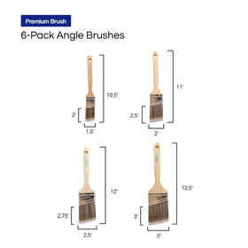 Pro Grade 2 inch angle brush ready for clean edge lines and smooth coverage