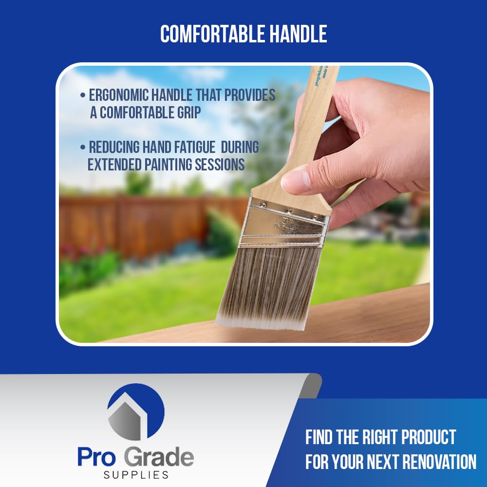 Pro Grade cut-in wall trim demo showing efficient coverage around moldings.