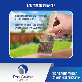 Pro Grade cut-in wall trim demo showing efficient coverage around moldings.