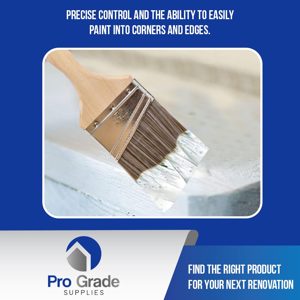 Pro Grade loads paint with a smooth finish demonstrating improved paint pickup.