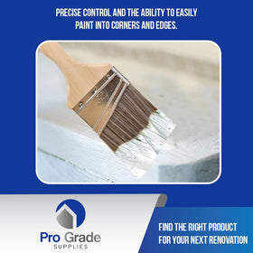 Pro Grade loads paint with a smooth finish demonstrating improved paint pickup.