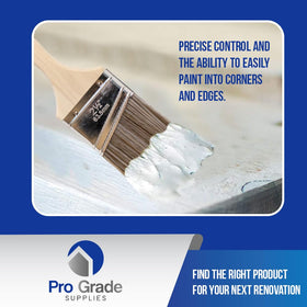 Pro Grade brushes are washable and reusable for durability.