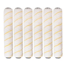 Pro Grade microfiber 14in roller covers closeup reveals smooth, even application.