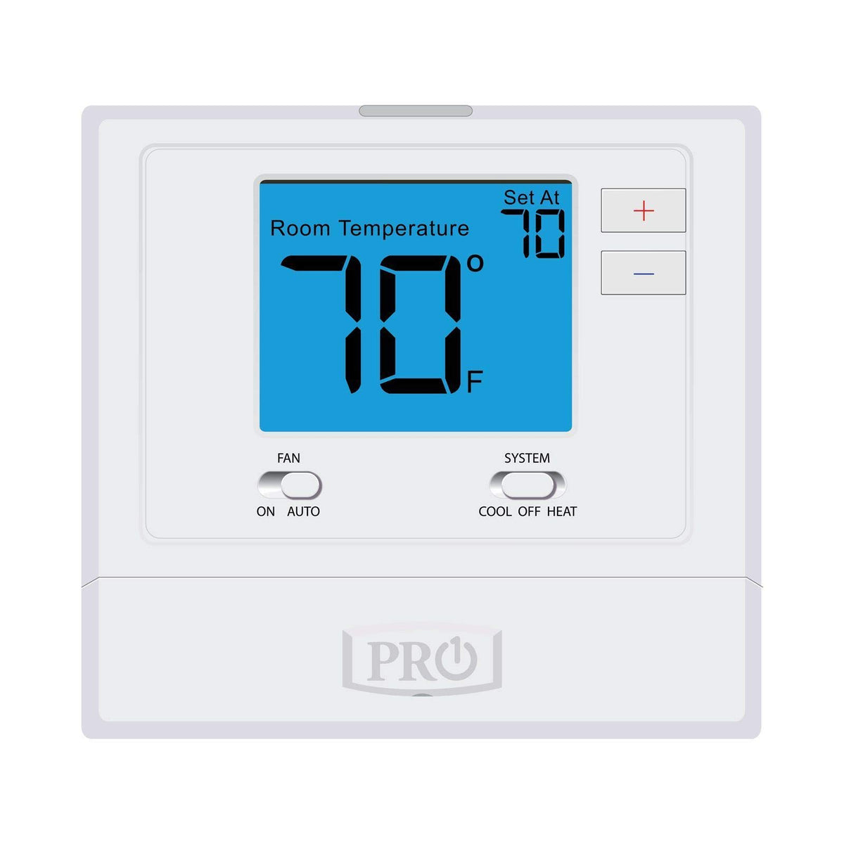 PRO1 IAQ T701 24V display with blue backlight for night readability
