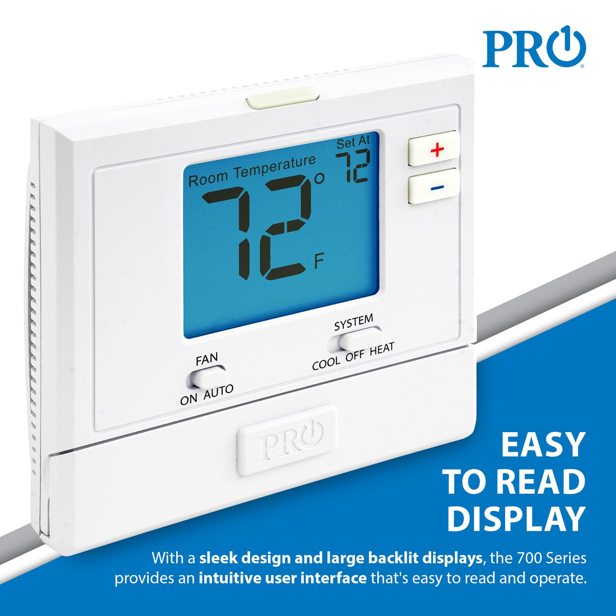 PRO1 IAQ T701 wall-mount configuration for fast installation.