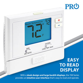 PRO1 IAQ T701 wall-mount configuration for fast installation.