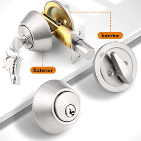 Probrico three keys per bolt provide convenient access.