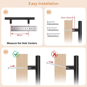 Probrico 30-pack kit with included screws and simple installation guide.