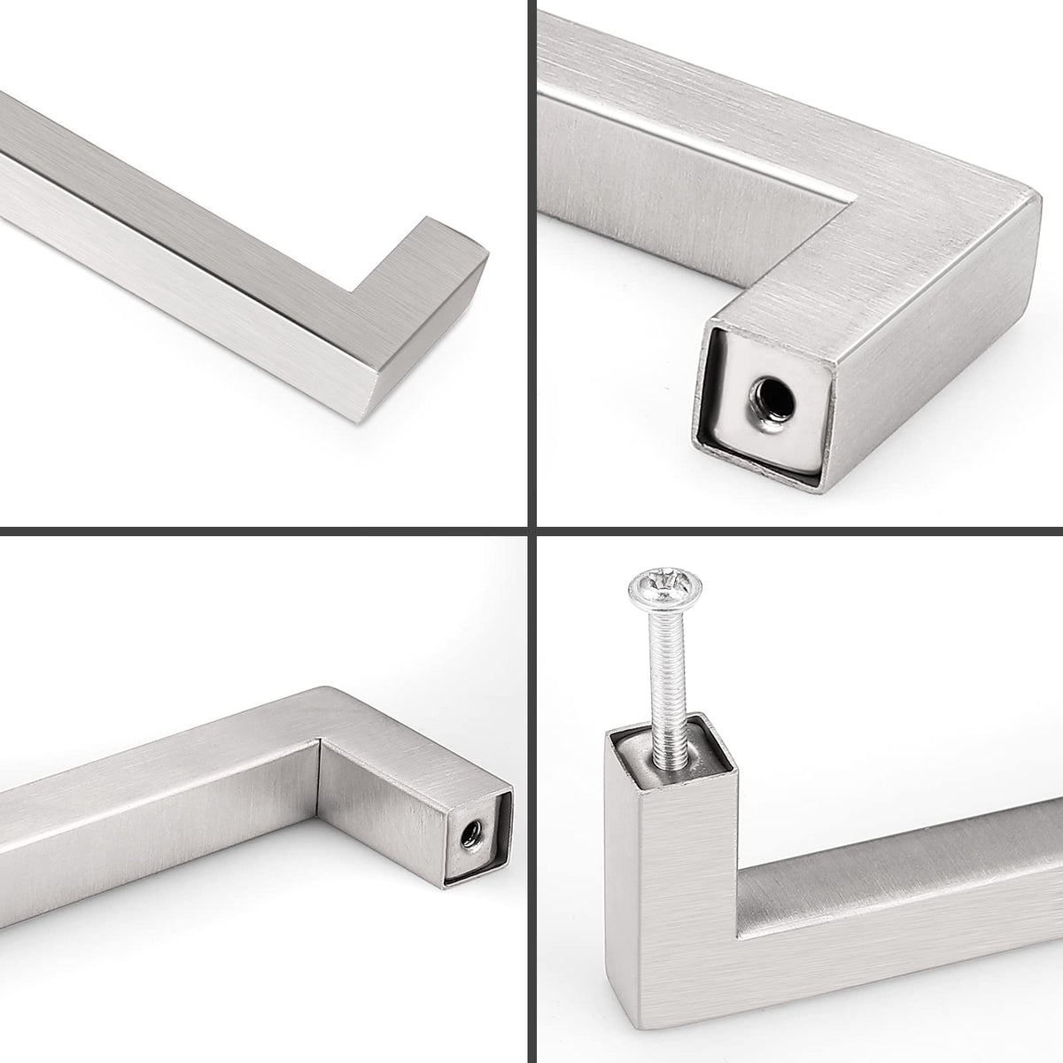 Probrico 5in drawer pulls emphasizes hole centers for easy install