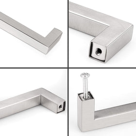 Probrico 5in drawer pulls emphasizes hole centers for easy install