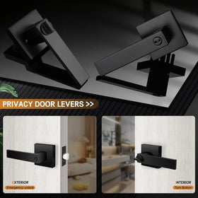 Probrico adjustable latch compatible with 2-3/8 and 2-3/4 inch doors.
