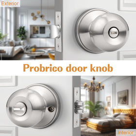 Probrico adjustable latch for two backset options fits many doors.