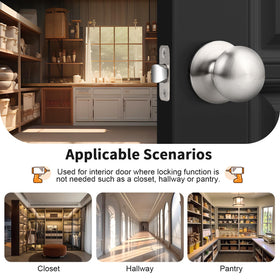 Probrico interior knob meeting ANSI Grade 3 security standards for reliability.