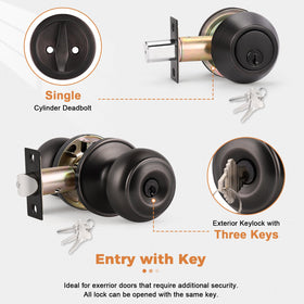 Probrico backset adjustable 60mm-70mm for versatile fit
