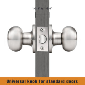 Probrico round rosette and knob with standard dimensions for fit