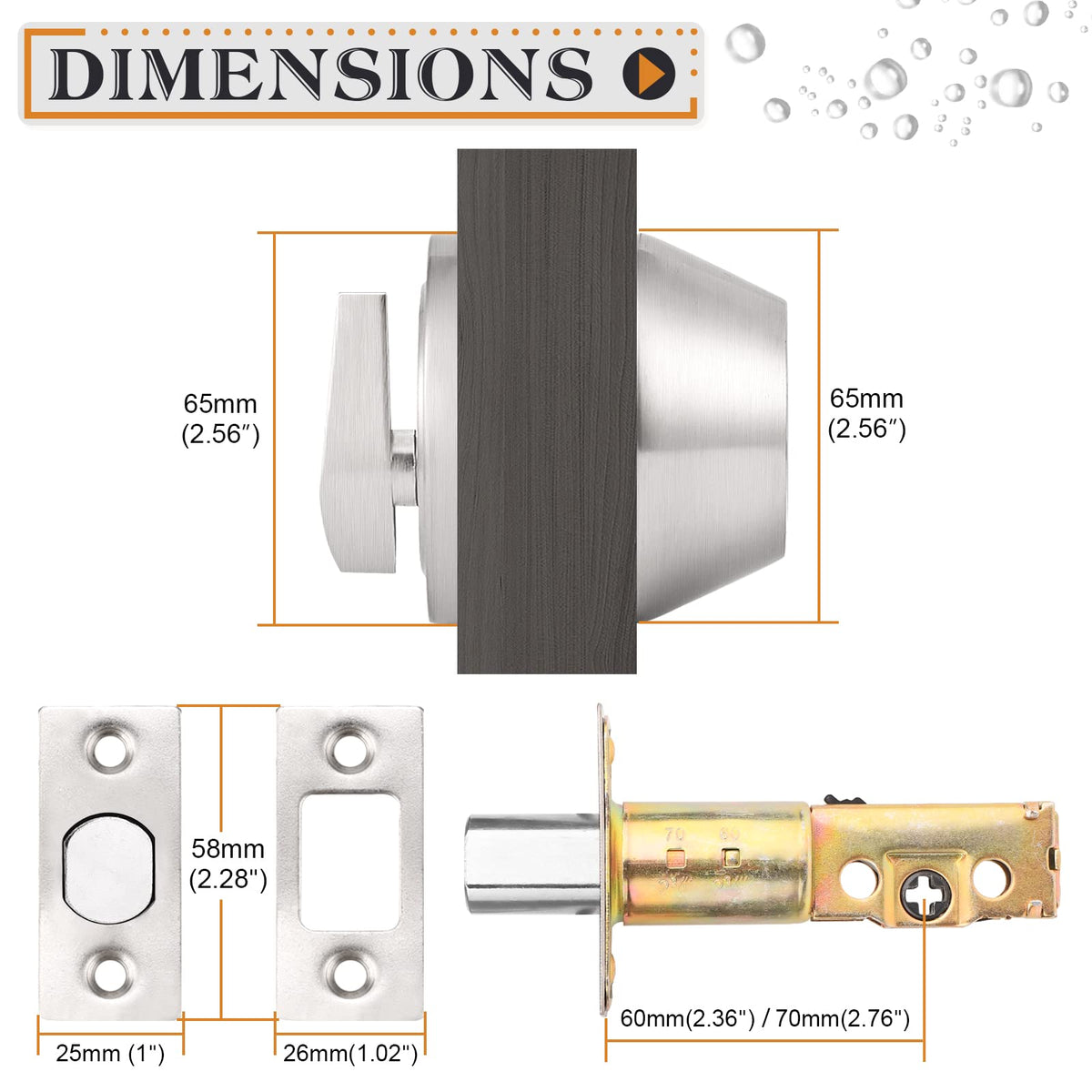 Probrico brushed nickel finish resists fingerprints and stays tidy.