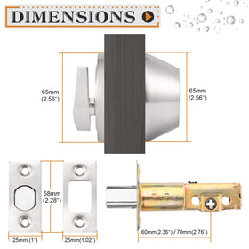 Probrico brushed nickel finish resists fingerprints and stays tidy.