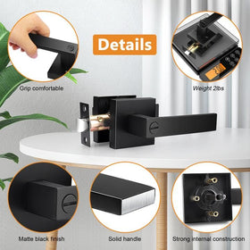 Probrico interior installation kit with screwdriver-ready hardware