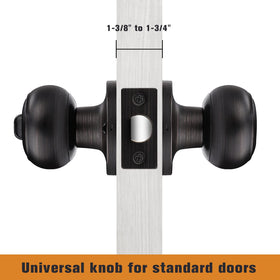 Installation kit included for Probrico privacy door knobs