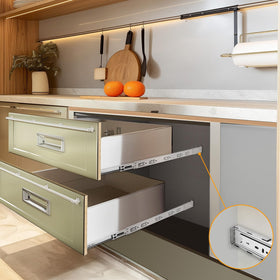 Probrico 550 mm depth fits standard framed drawers.