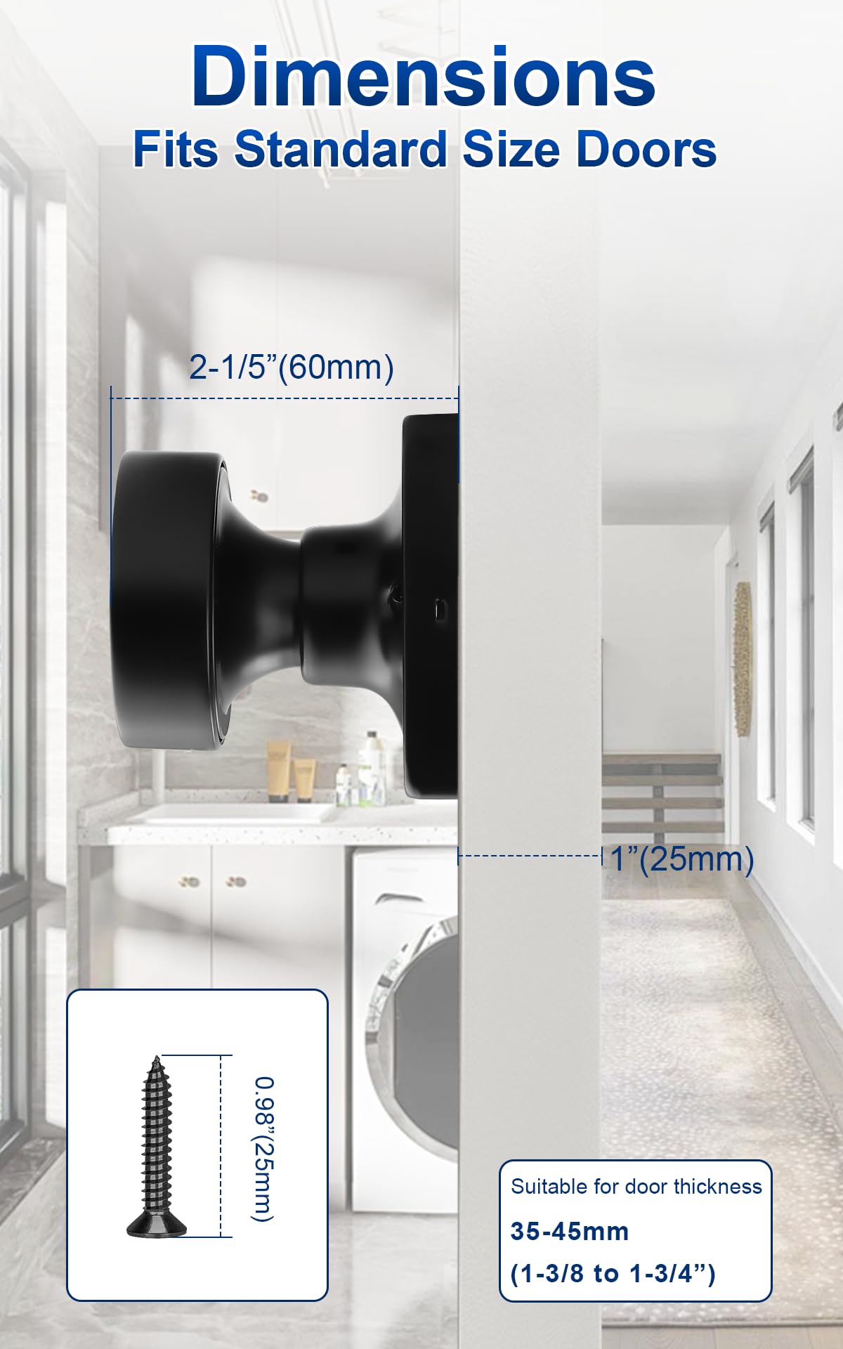 Smooth, comfortable touch enhances everyday use on interior doors.