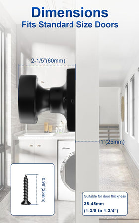 Smooth, comfortable touch enhances everyday use on interior doors.