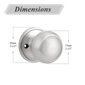 Probrico dummy knob assembly with screws included for quick install.