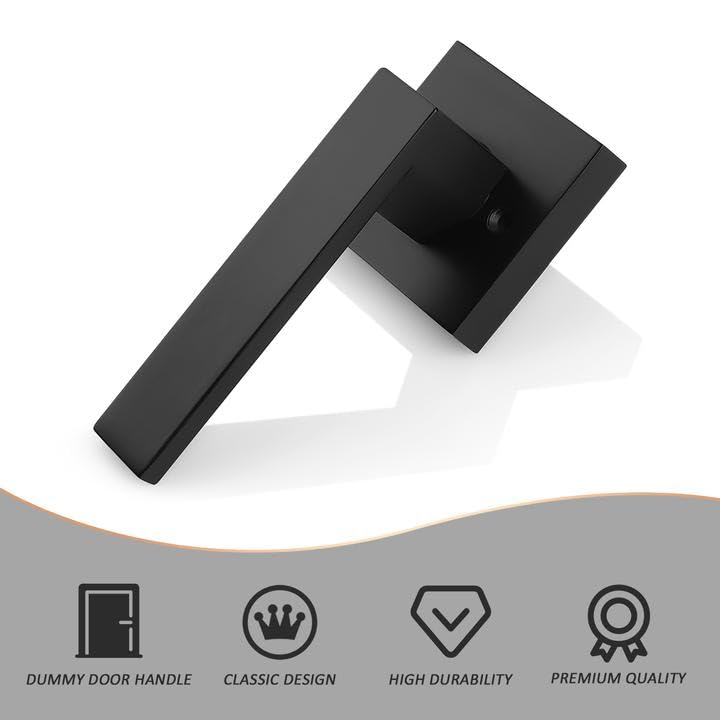 Probrico dummy lever with anti-sawing bolt adds visible security without a latch