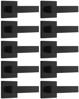 Probrico dummy lever square backplate for single-sided door use.
