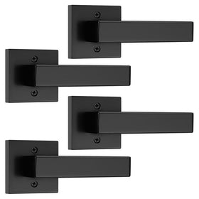Probrico dummy lever surface-mounted on interior door for decorative, non-locking use
