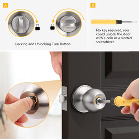 Probrico easy-install hardware included for one-person installation.